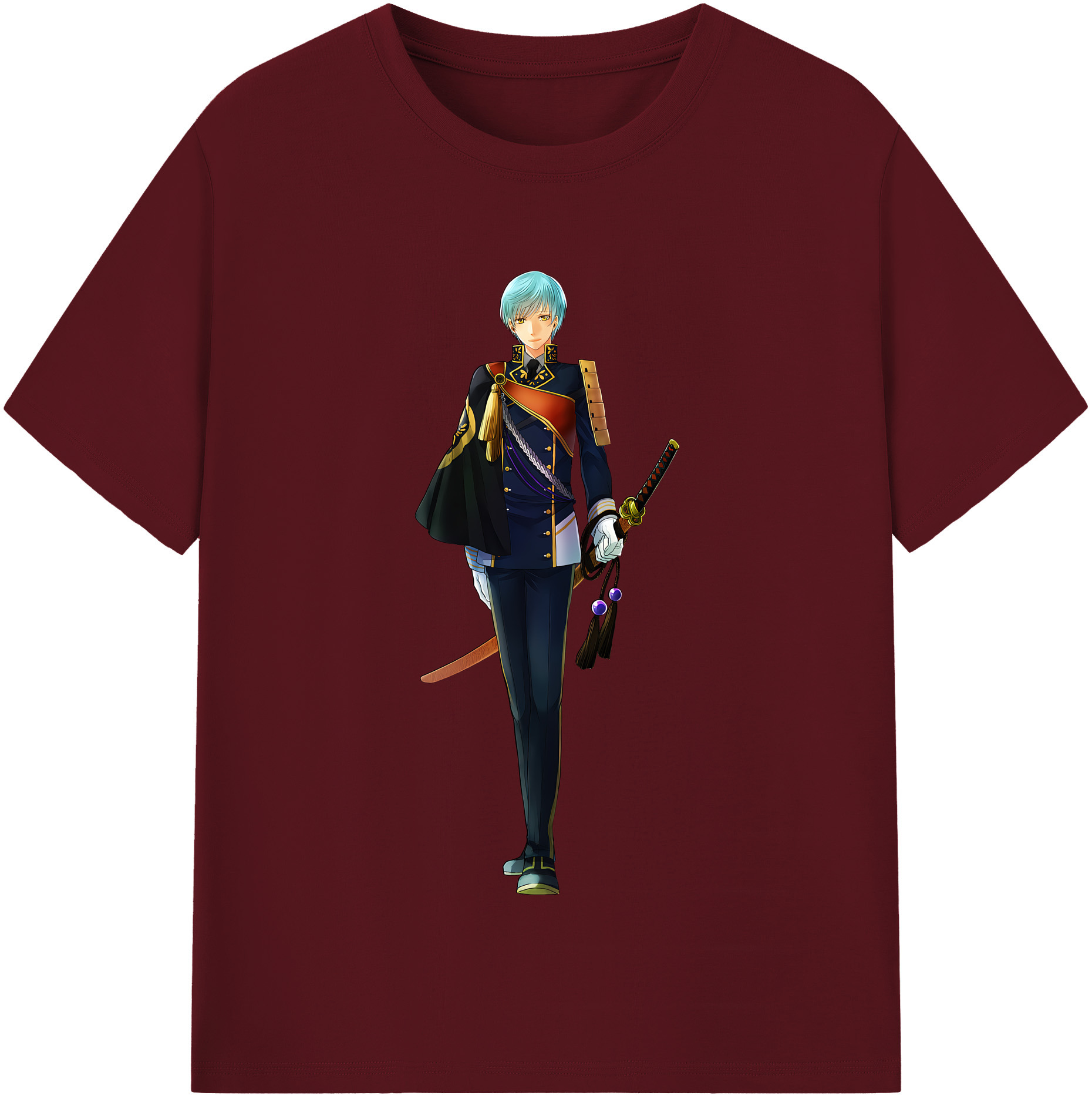 （画像用） 刀剣乱舞 Touken Ranbu 綿100％半袖Tシャツ（フロントプリント）